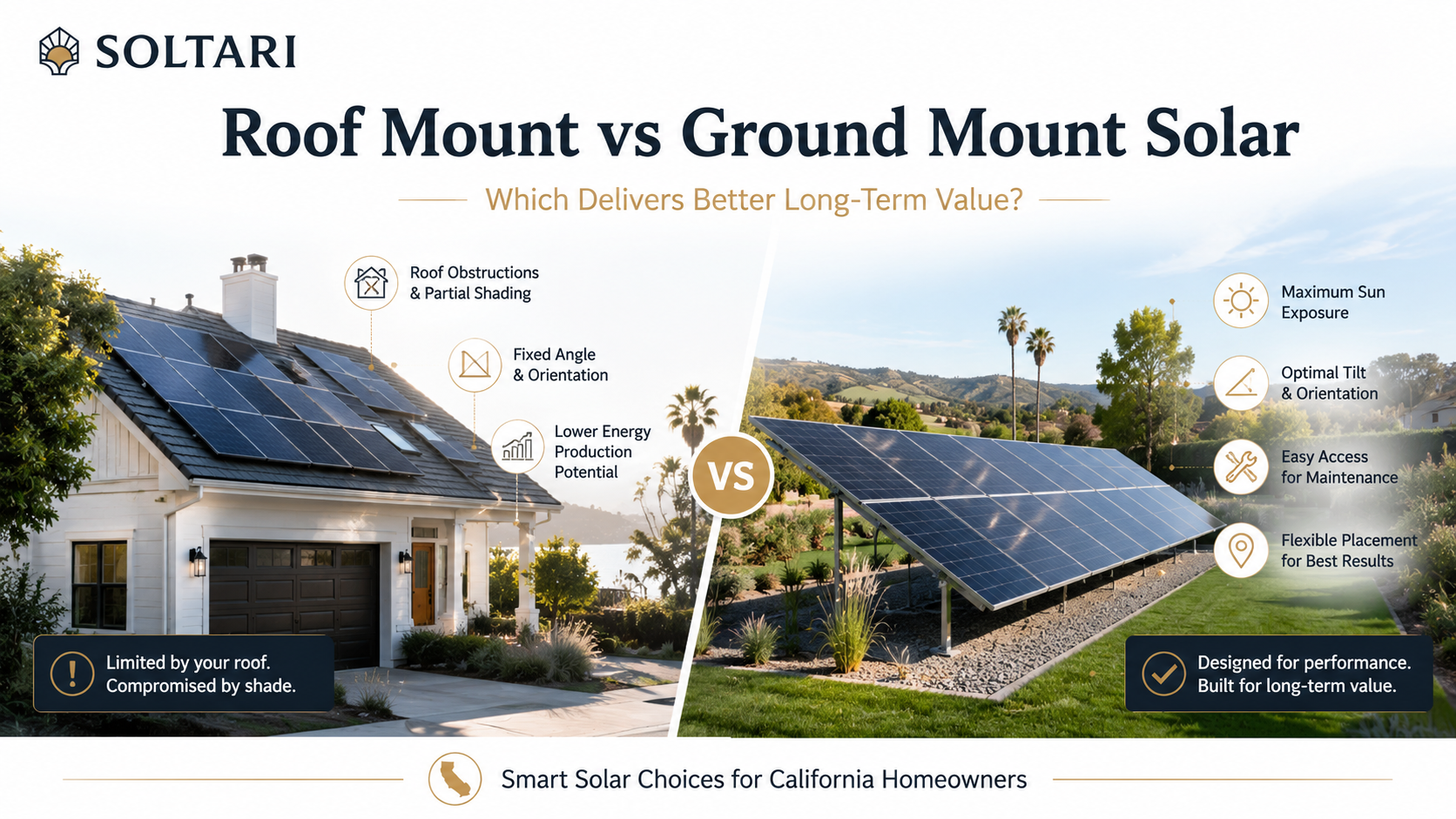 Ground Mounted Solar Panels: The Ultimate Roof versus Ground Mount Comparison Guide
