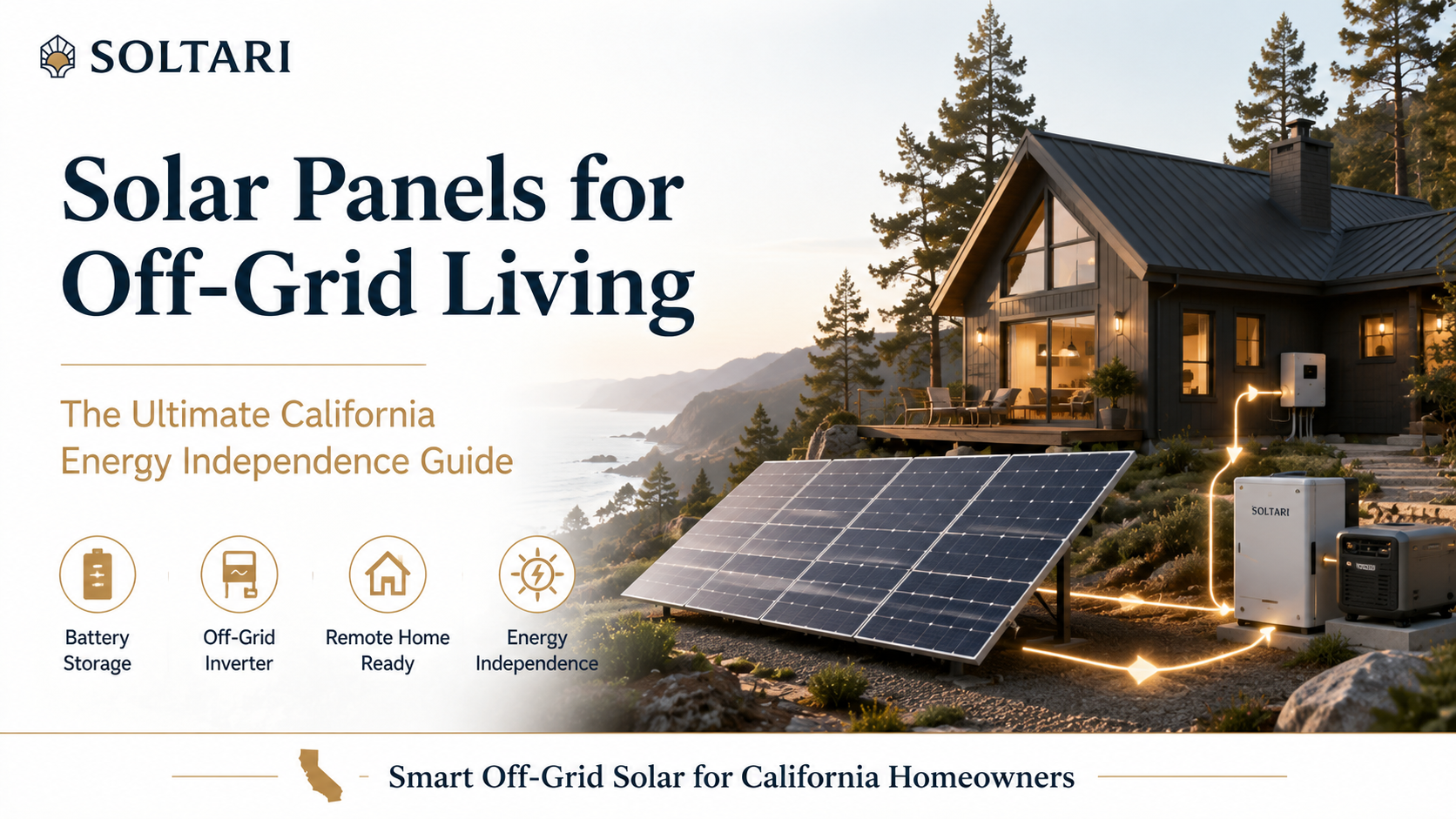 Solar Panels for Off Grid Living The Ultimate California Energy Independence Guide